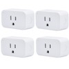 THIRDREALITY Smart Plug 4 Pack, 15A Smart Outlet with Timer