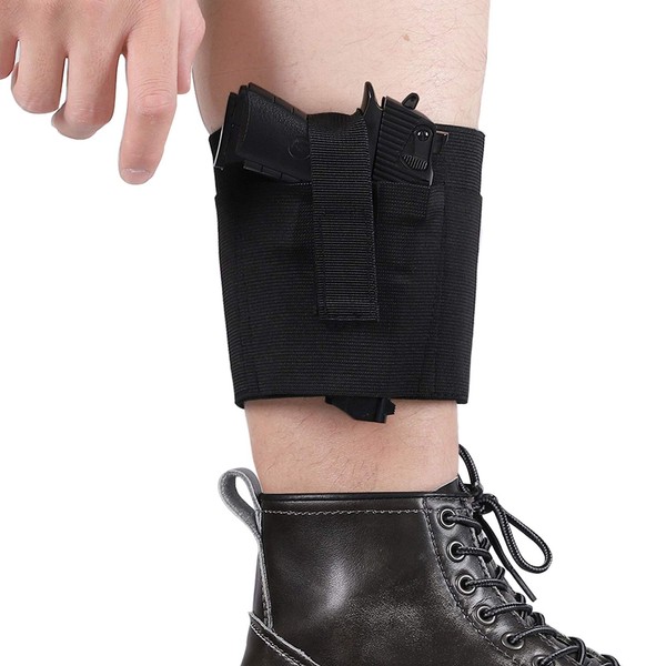 Accmor Ankle Holster for Concealed Carry, Elastic Deep Concealment Leg