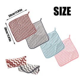 PREMJCROY 4 Pcs Soft Fast Drying Hand Towel Dueable Hanging Hand Towels Soft Washcloths for Hand Multicolor Guest Towels for Bathroom Kitchen(30 * 30CM)