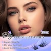LZM Cluster Lashes 10mm Individual Eyelashes C Curl Lashes Individual