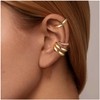 Gold Plated Ear Cuff Earrings for Women Non Piercing -