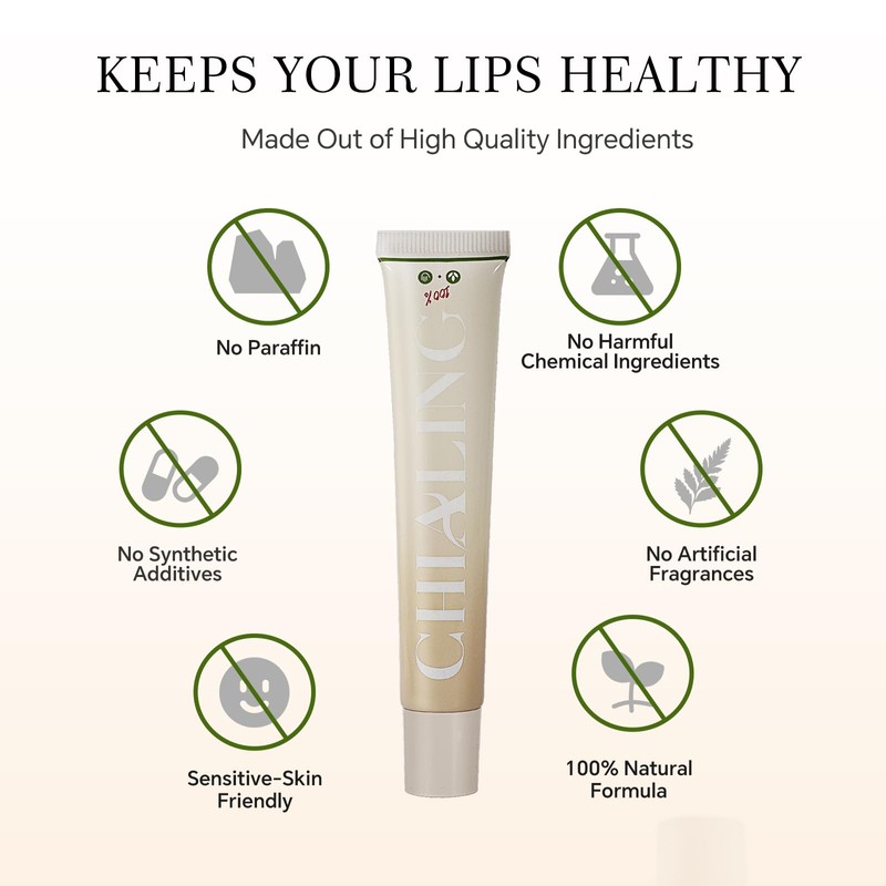 Beef Tallow For Skin,Tallow Lip Balm - Peppermint Squeezable Tube