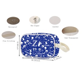 Greek Sister Sorority Clear Makeup Bag Sisterhood Graduation Gift Finer Sisterhood Merch (20 CBag EU)