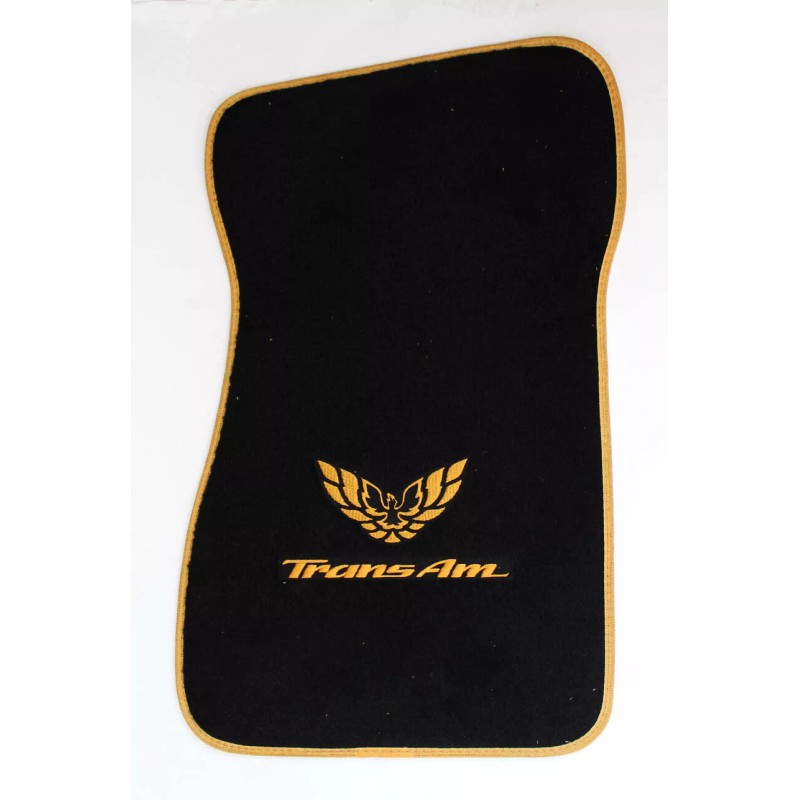 AFM NEW! Black FLOOR MATS 1970 - 1981 FIREBIRD Embroidered
