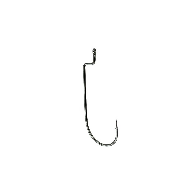 Gamakatsu Black Offset Worm Hooks Black (3/0)