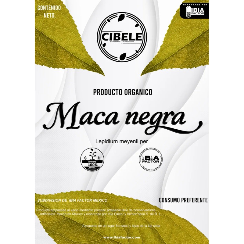 Maca Negra Y Toronjil 500gr C/u Organicos