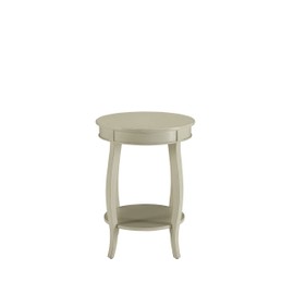 ACME Furniture 82785 Aberta Side Table, Antique White, One Size
