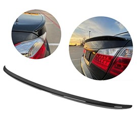 HECASA Rear Trunk Lid Spoiler Wing JDM Style Compatible with 2013 2014 2015 2016 2017 Honda Accord 4DR Sedan Rear Winglet Tail Lip - Primer Black