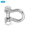 PATIKIL Shackle 3/8" with 1/2" Bolt 2204lbs, 2 Pack 316