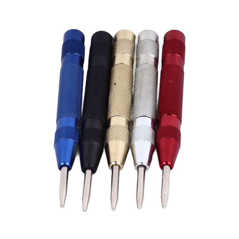 Automatic Center Punch Locator, Carbon Steel Multifunctional Center Hole Punch