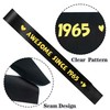 60th Birthday Decorations Sash for Men - Black and Gold
