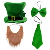 CreepyParty St. Patrick's Day Party Costume Suit Hat, Bow, Bow
