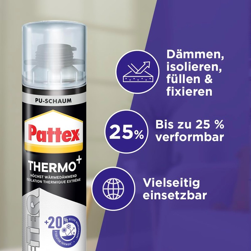Pattex 1996882"White Line" Assembly Foam, White, 750 ml