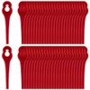 FourShow 【PA6】 50Pcs Replacement Blades Compatible with Terratek Grass Trimmer