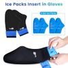 SuzziPad Replacement Ice Gel Packs for Cold Therapy Gloves and