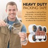 Packstrong Industrial Grade Clear Packing Tape 6 Rolls - 110