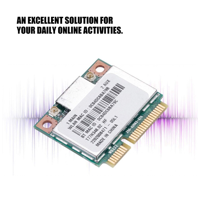 2.4G/5Ghz Dual Band Wi-Fi Card 300Mbps Bluetooth 4.0 PCI-E Network