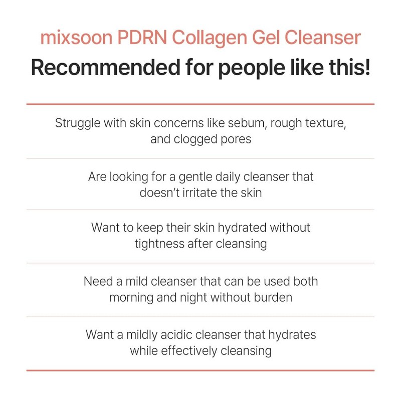 MIXSOON [MIXSOON]PDRN Collagen Gel Cleanser 100ml