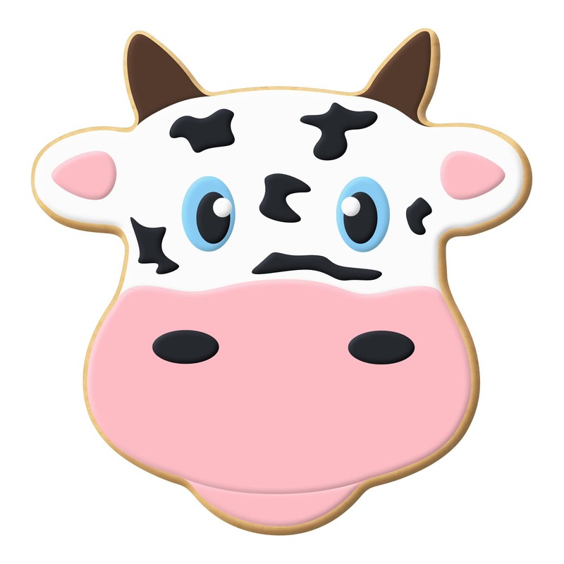 Cow Face Cookie Cutter - Made in the USA –