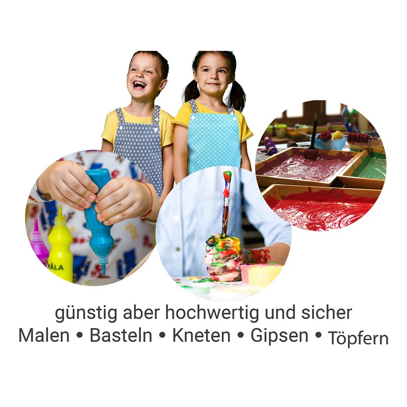Emily´s Check Latzschürze für Kinder - Basteln - Kochen -
