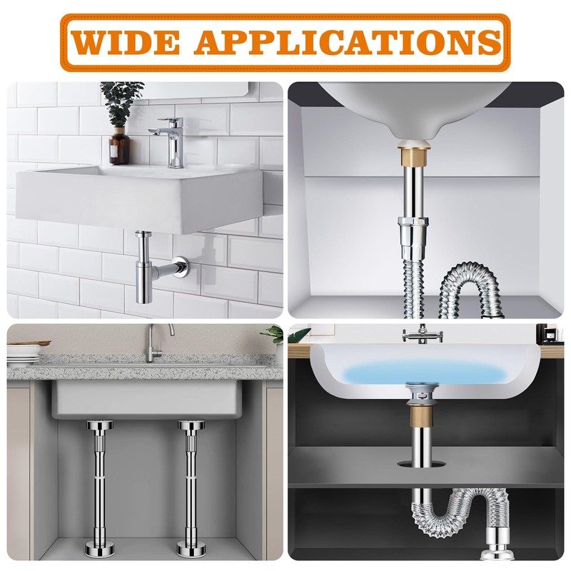 300 mm Long Immersion Pipe Siphon – Thickened Universal Plunge