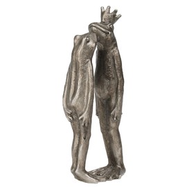 LC LCdecohome Frog Decor Garden Statue Decor Outside - Couple Kiss Plog Statue Outside Frog Figurines for Yard Patio Lawn Decorations Couple Frogs Front Yard Decorations Outdoor 3.5" 2" 8.75"