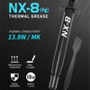 2 Pcs NX‑8 Thermal Conductive Grease Pastes 13.8W/m‑K Conductivity Thermal