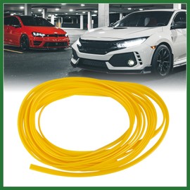 Motoforti Car Trim Strip Line Gap Door Edge Seal Protector Yellow 5m Long-lasting