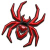 2Pcs Custom Spider Emblems Left Right Car Badge for Universal