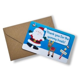 Treats for Santa Thank You Gift - Christmas Morning - Father Christmas Treats - Mince Pie and Carrot for Santa