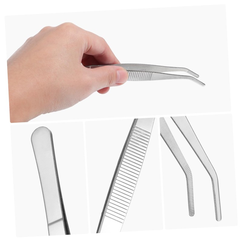 Outanaya 5Pcs Succulent Tweezers Tool Stainless Steel Gardening Tools for