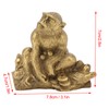 Brass Monkey Statue Chinese Zodiac Handmade Home Decor Collectibles Figurine