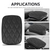 DREAMIZER Motorcycle Leather Pillion Rear Passenger Pad Seat 8 Suction