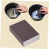 SHINEOFI 4pcs Sponge Emery Papers Block Double Sided Polishing Sanding