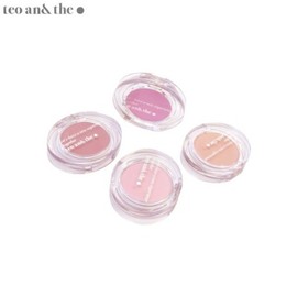 TEO AND THE Hangang Sunset Blush 4.1g~4.5g, Color:02 Plush