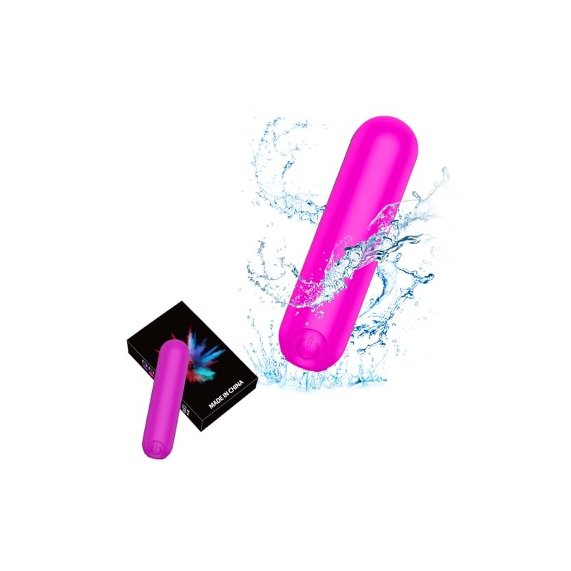 Personal 10 Modes Quiet Cordless Waterproof USB Rechargeable (Purple)