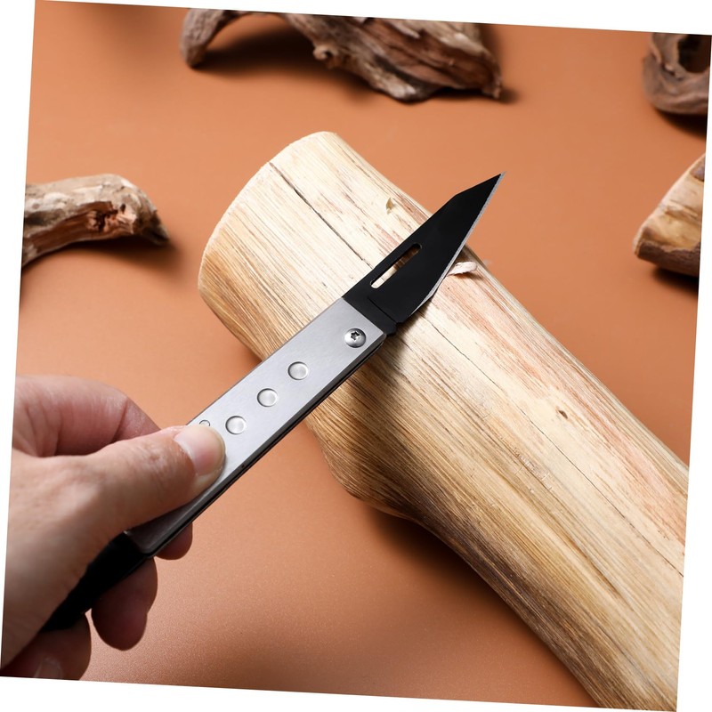 KONTONTY Portable Bark Removal Tool Ergonomic Handle Lightweight Tree Bark