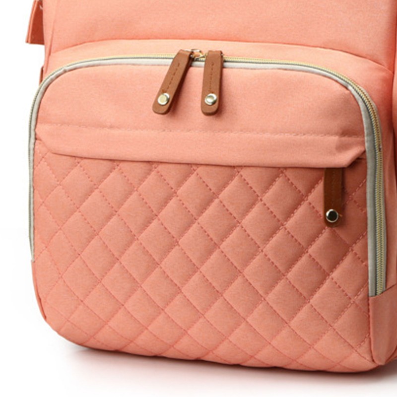 Diaper Women Bag Backpack Multi Compartment Large Opening Top Mother