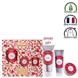 POLAAR - Gift set of 3 products: free body milk + hand cream + face cream - repairs and protects - "the true cream from Lapland" with arctic berries - gift idea, women - birthday, box