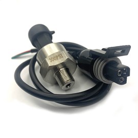 5V 1/8NPT Oil Fuel Air Pressure Transducer Stainless Steel Transmitter Sensor 300PSI 300 PSI