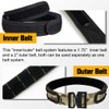 IDOGEAR 2 Inch Tactical Belt Combat Quick Release Buckle Rigger