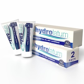 Hydrolatum Hydrolatum Moisturizing Body Cream - Hydrating Lotion for Sensitive & Extra Dry, Nourishing Skin Protection for Men & Women, 2-Pack (2oz)