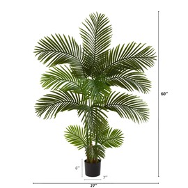 Nearly Natural 5ft. Areca Palm Artificial Tree