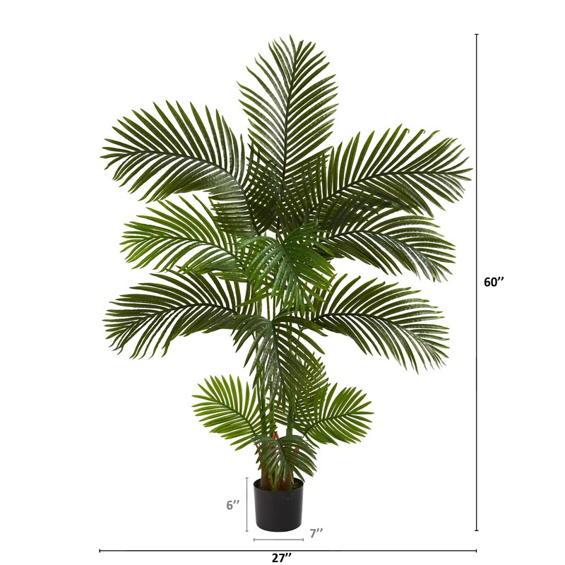 Nearly Natural 5ft. Areca Palm Artificial Tree