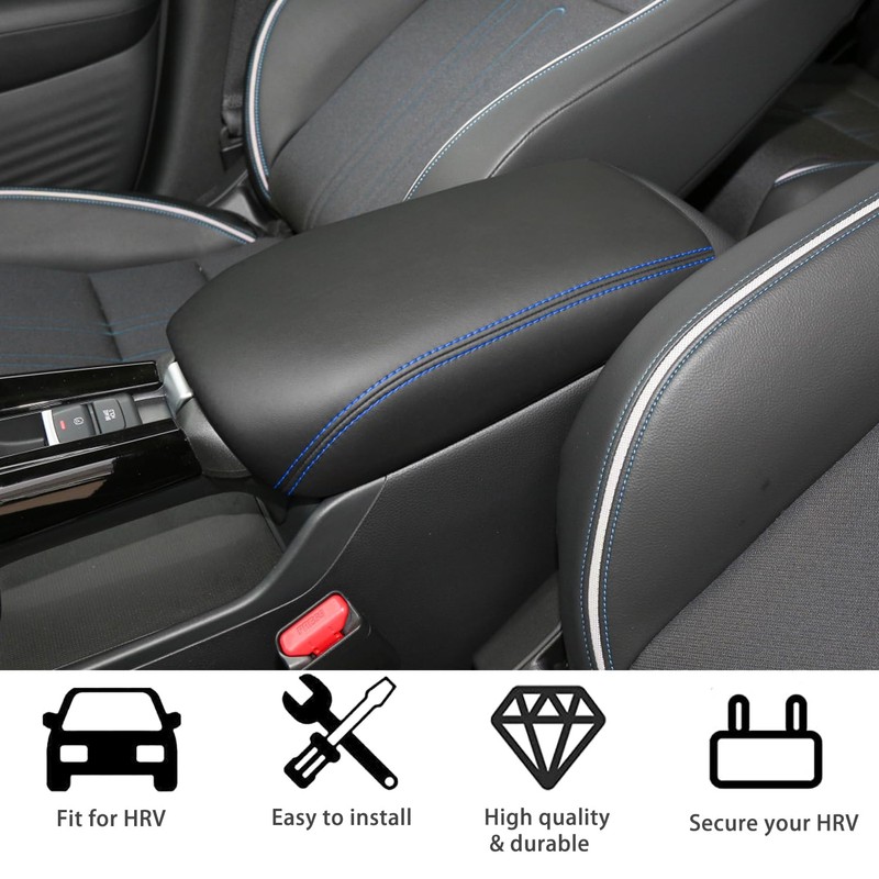 LOCOY Center Console Armrest Cover for Honda HRV Accessories 2023