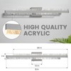 HAHZT Modern Bathroom Vanity Light: Brushed Nickel 32 inch 28W