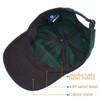 GADIEMKENSD Winter Unstructured Baseball Caps Wool Hat, Unstructured, Blackish Green