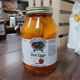 Walnut Creek Foods Ready to Eat USA Made Amish Hot Eggs 32 Oz