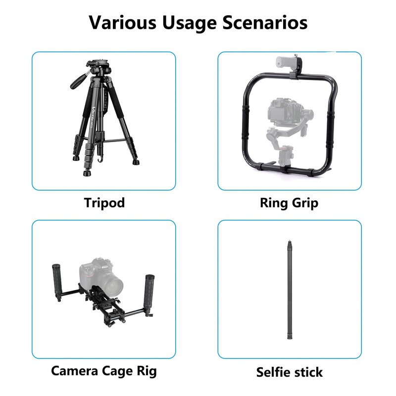 CAMVATE 25mm to 35mm Rod Clamp V-Mount Lock Battery Adapter