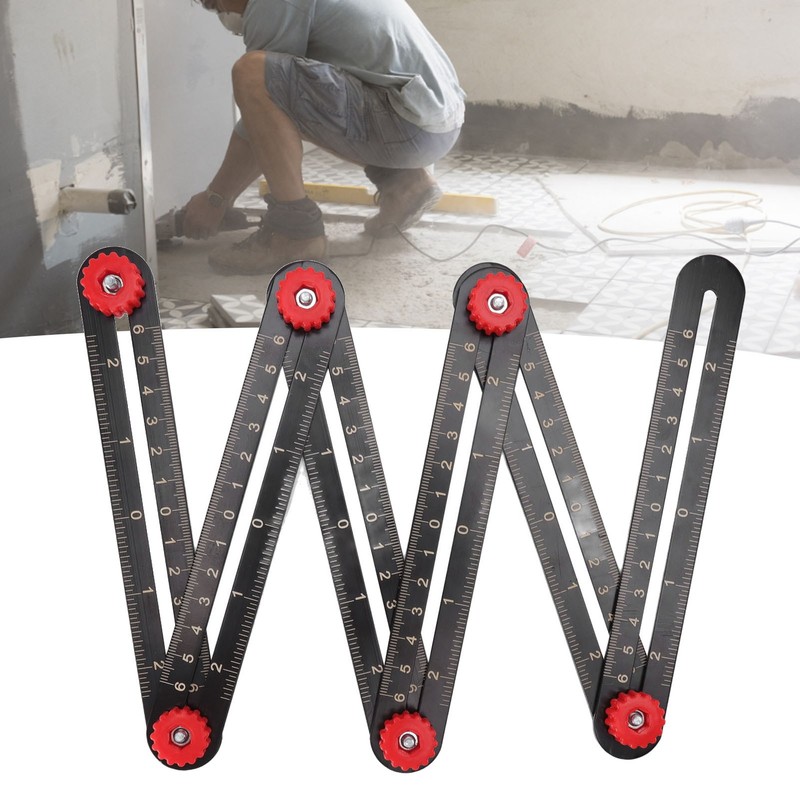 Aluminum Alloy Multi Angle Measuring Ruler Universal Opening Locator Measurement